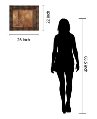 Modern Fern I by Vivian Flasch Framed Print Wall Art, 22" x 26"