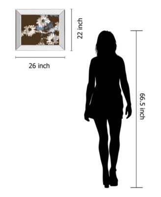 Classy Art Chocolate Bloom II by A. Project Mirror Framed Print Wall Art, 22" x 26"