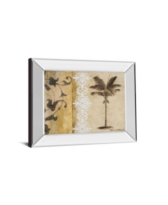 Classy Art Decorative Palm I by Michael Marcon Mirror Framed Print Wall Art, 22" x 26"