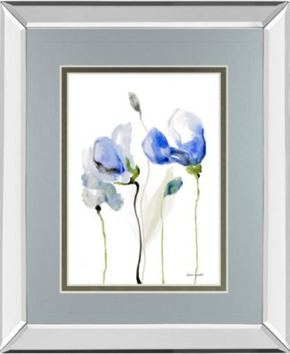 All Poppies II by Lanie Loreth Mirror Framed Print Wall Art, 34" x 40"