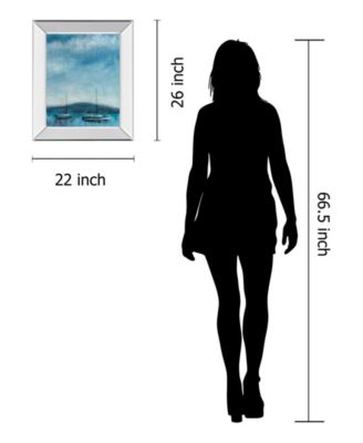 Nauticus by D'Aguiar Mirror Framed Print Wall Art, 22" x 26"