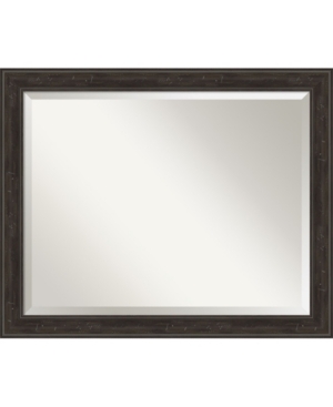 Amanti Art Shipwreck Framed Bathroom Vanity Wall Mirror, 32" X 26" In Dark Brown