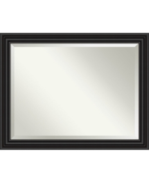 Amanti Art Colonial Framed Bathroom Vanity Wall Mirror, 45.75" X 35.75" In Black