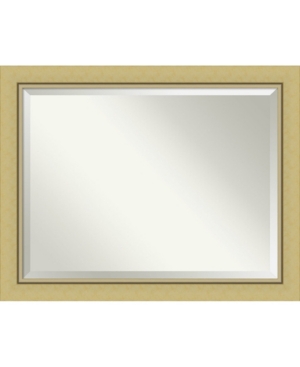 Amanti Art Landon Gold-tone Framed Bathroom Vanity Wall Mirror, 46.38" X 36.38"