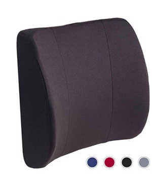 Dmi Relax-a-Bac Lumbar Back Support Cushion Pillow with Insert and Strap
