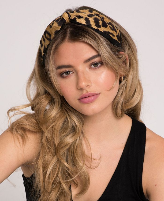 Soho Style Top Knot Leopard Print Headband Macy's