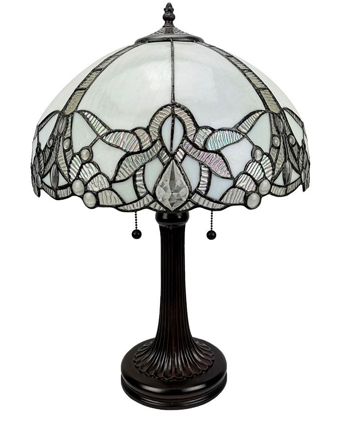 Amora Lighting Tiffany Style Jeweled Table Lamp Macy's