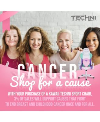 Techni Sport PC Pink Gaming Chair