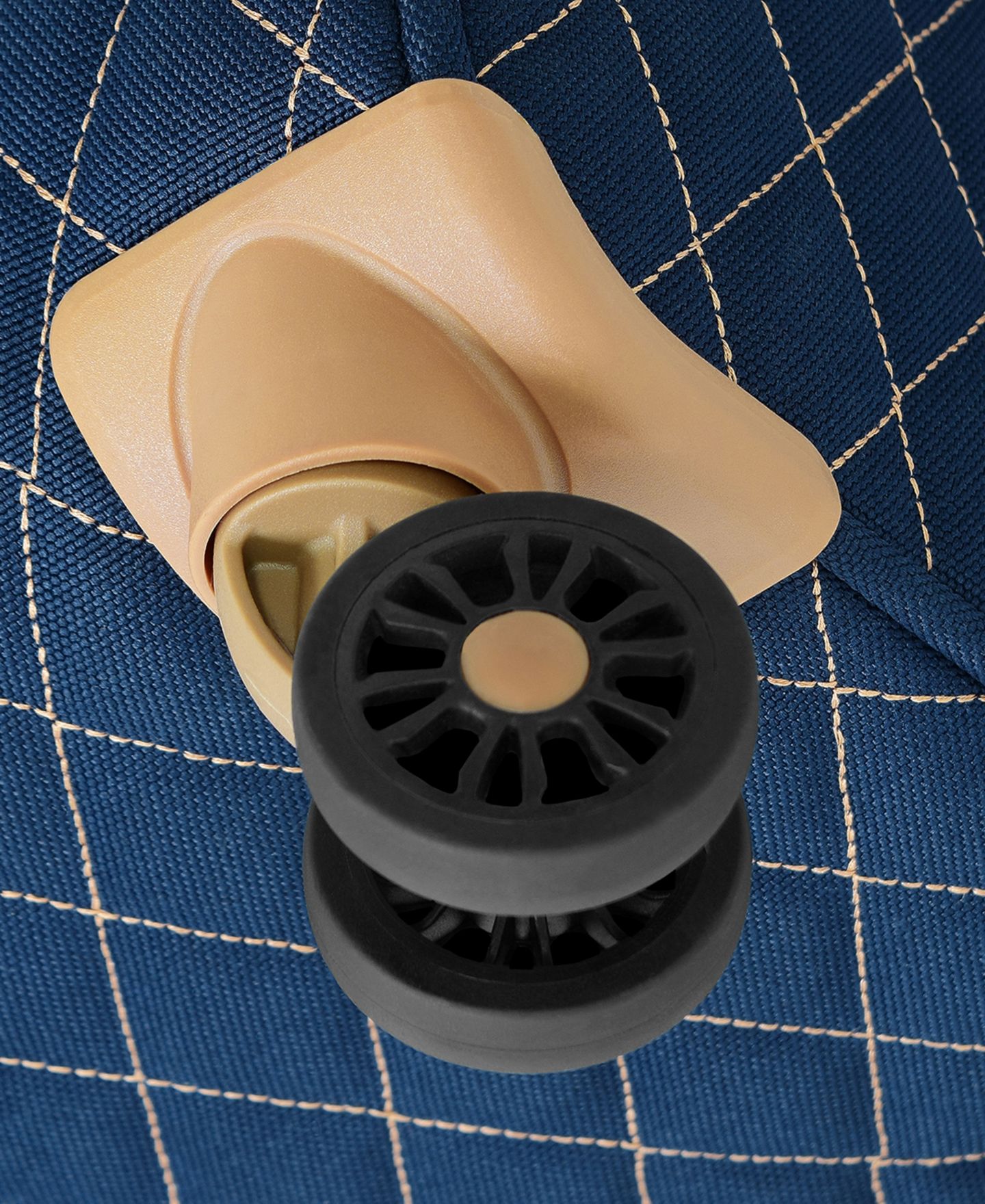 Чемодан London Fog Queensbury Small Carry-on Expandable Spinner, цвет: Тёмно-синий — фото 2