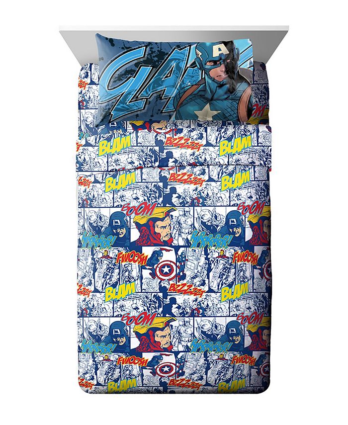 Disney Avengers 3Piece Twin Sheet Set Macy's