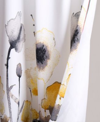 Lush Decor Zuri Flora Room Darkening Window Curtain Panels Pair 52"W x 95"L - Room Darkening Curtains for Bedroom - Floral Curtains