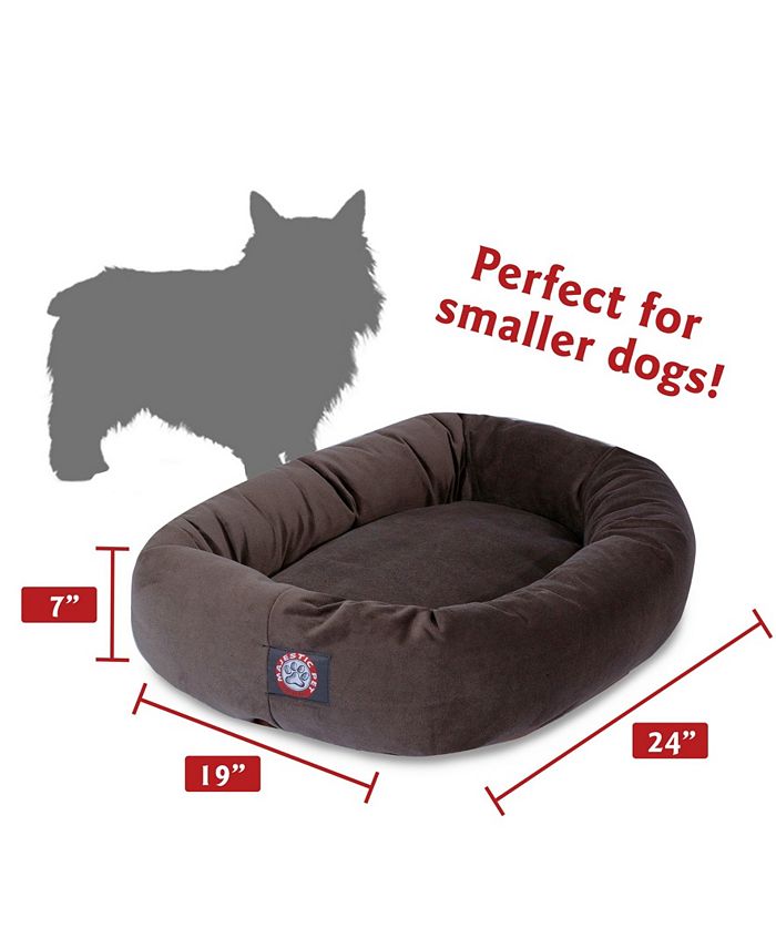 Majestic Pet Suede Bagel Dog Bed Macy's