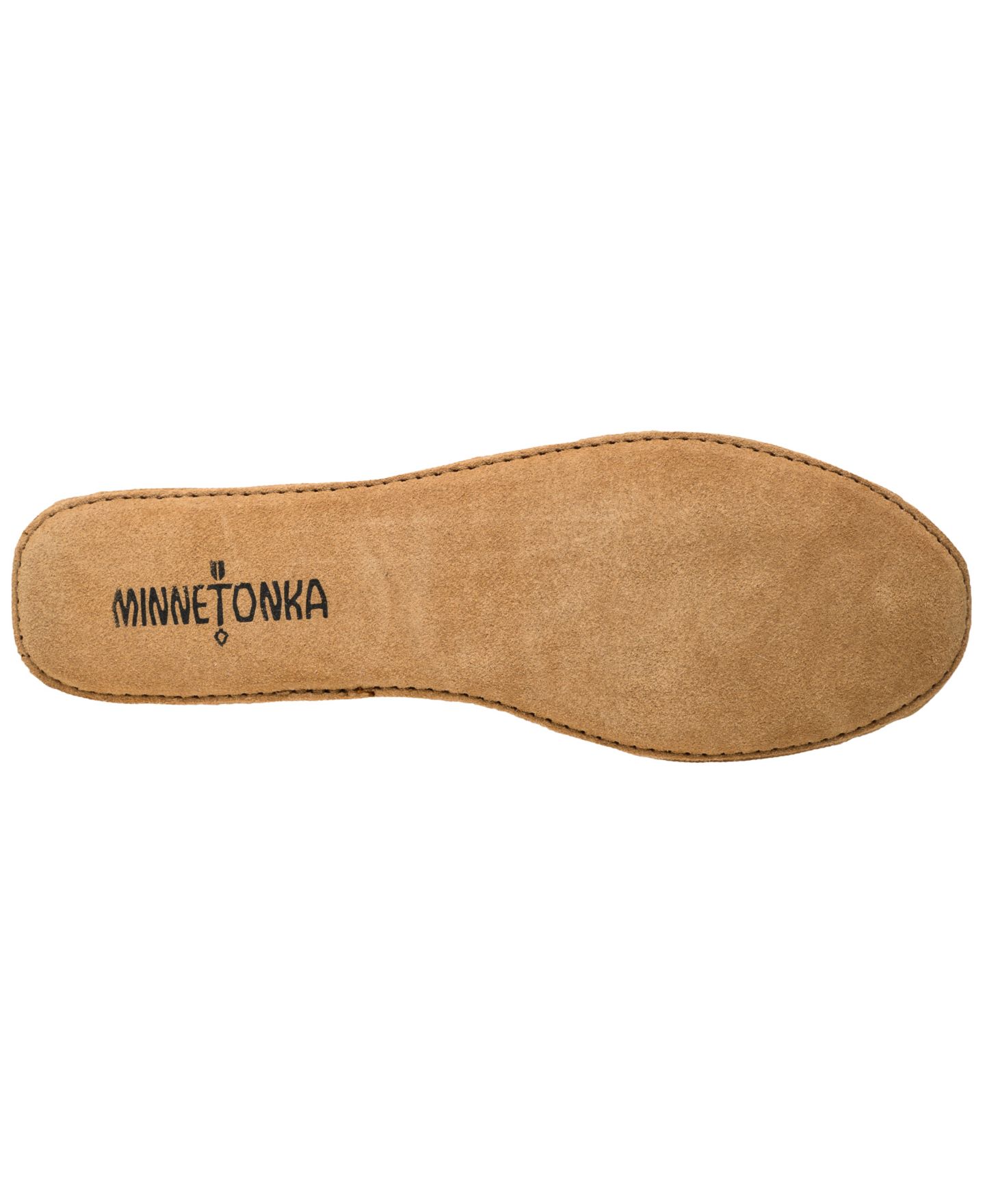 Женские тапочки Minnetonka Sheepskin Softsole Moccasin Slippers, цвет: Рыжевато-коричневый — фото 3