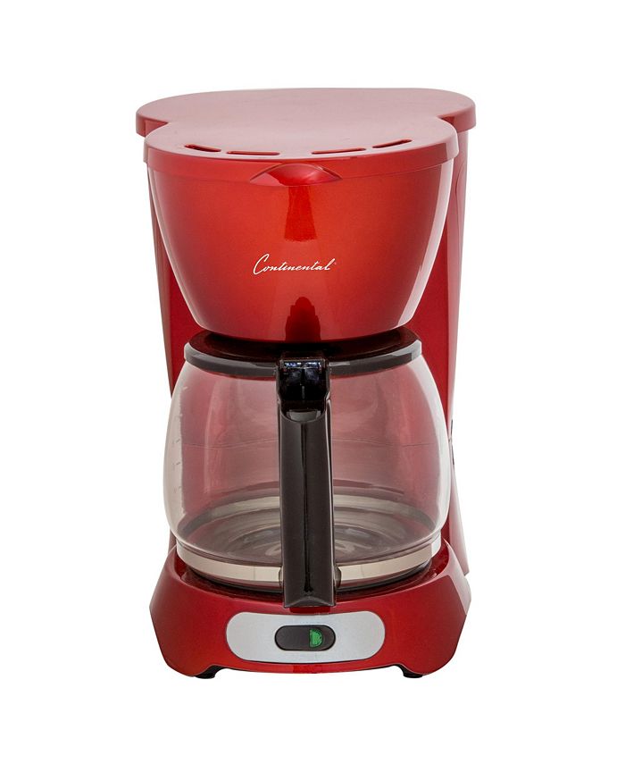 Continental Coffee Maker 12Cup Metallic Red Macy