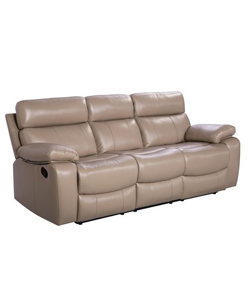 Furniture Alexander 87 Leather Recliner Sofa Reviews
