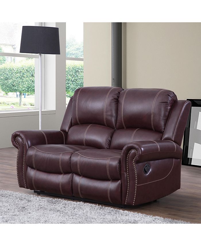 Abbyson Living CLOSEOUT! Calvin Leather Recliner Loveseat Macy's