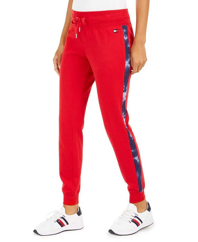 tommy hilfiger logo jogger pants