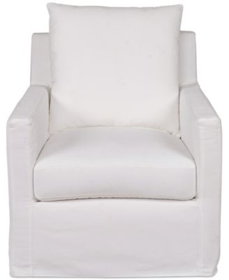 Brenalee 30" Performance Fabric Slipcover Swivel Glider