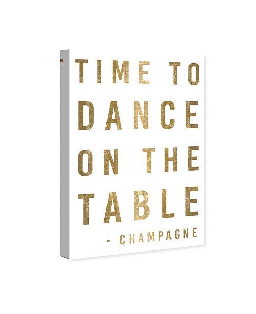 Oliver Gal Time To Dance Gold Metallic Canvas Art Collection Reviews All Wall Decor Home Decor Macy S