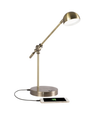 Ottlite Direct Led Desk Lamp In Brass
