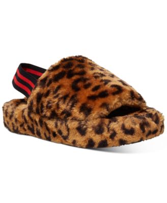 steve madden womens fuzzy slippers