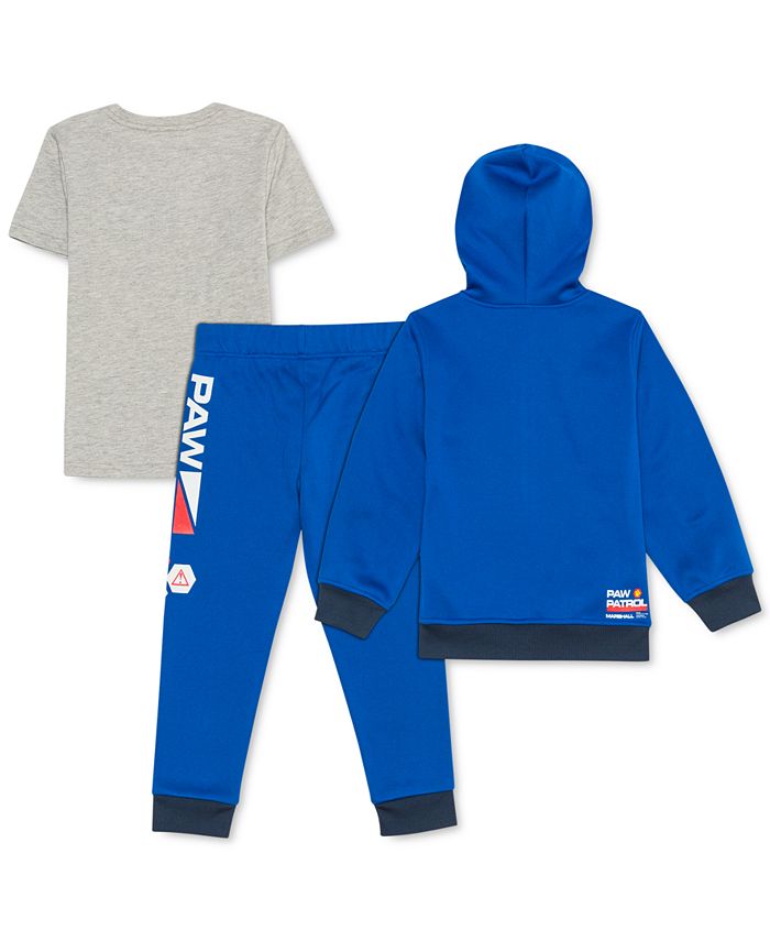 Nickelodeon Toddler Boys 3-Pc. PAW Patrol Hoodie, T-Shirt & Joggers Set & Reviews - Sets