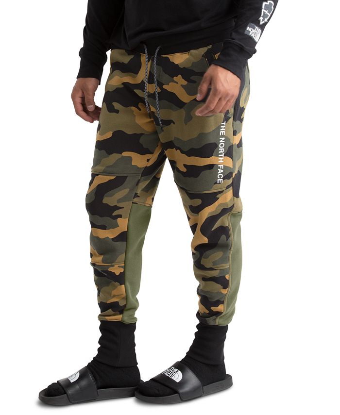 The North Face Men's NSE Standard-Fit Camouflage Fleece Pants - Macy's