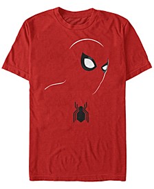 Marvel Men's Spider-Man Big Face Silhouette Costume Short Sleeve T-Shirt