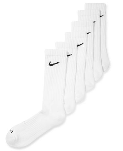 Nike Men's Socks, Dri Fit Crew 6 Pairs