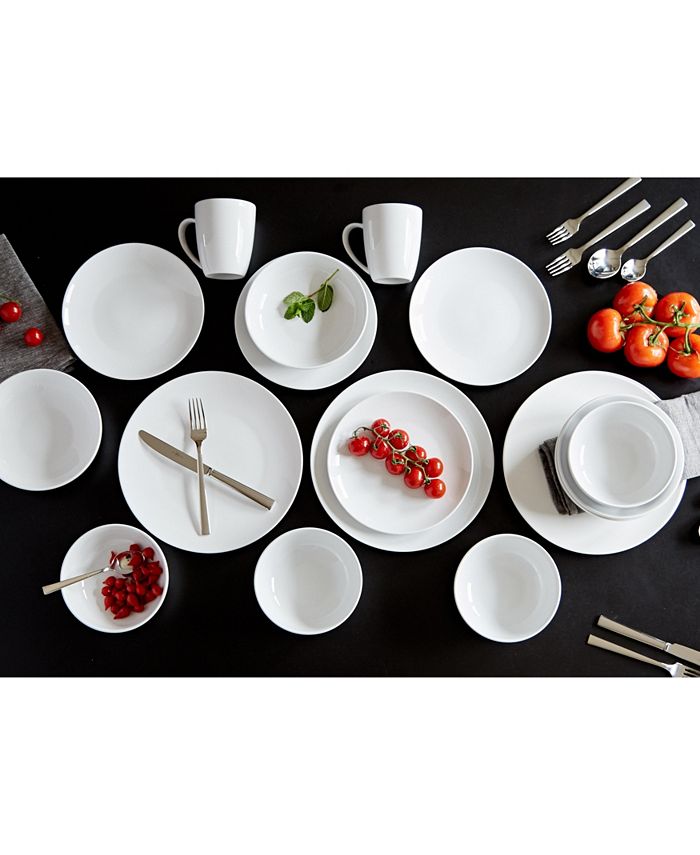 Euro Ceramica White Essential Pasta Bowls and Serve Set & Reviews
