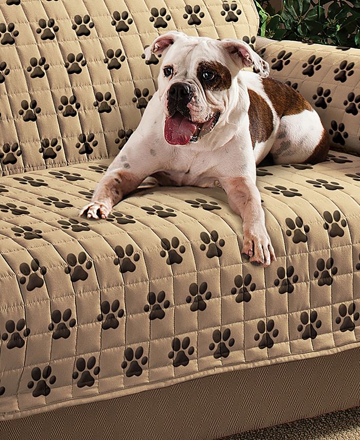 P/Kaufmann Home Pet Pals Paw Print Loveseat Furniture Protector Macy's