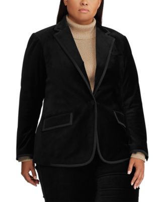 Lauren Ralph Lauren - Plus Size Velvet Blazer