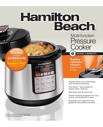 Hamilton Beach 6-Qt. Programmable Searing Slow Cooker - Macy's