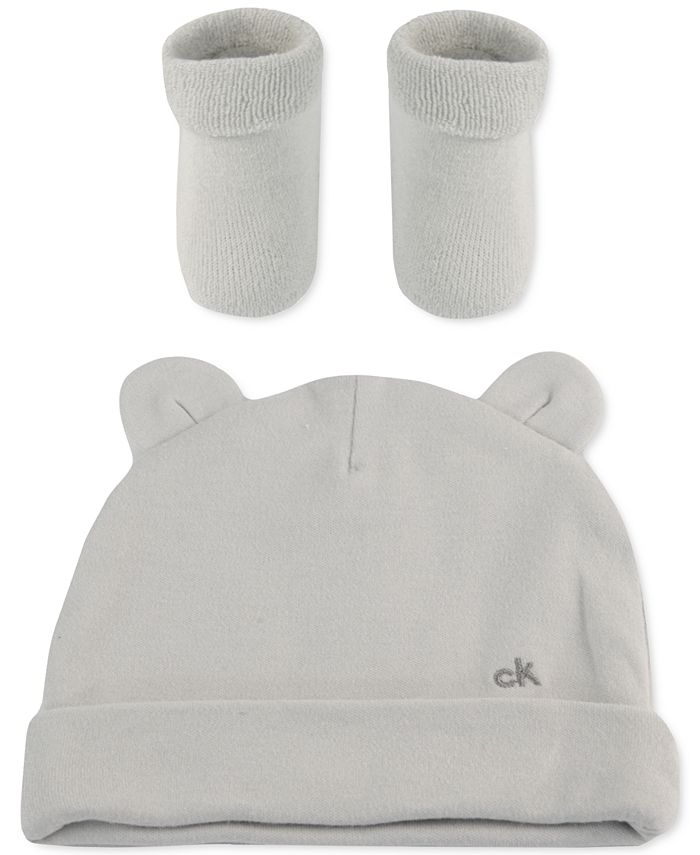 Calvin Klein Baby Girls 2Pc. Hat & Socks Set Macy's