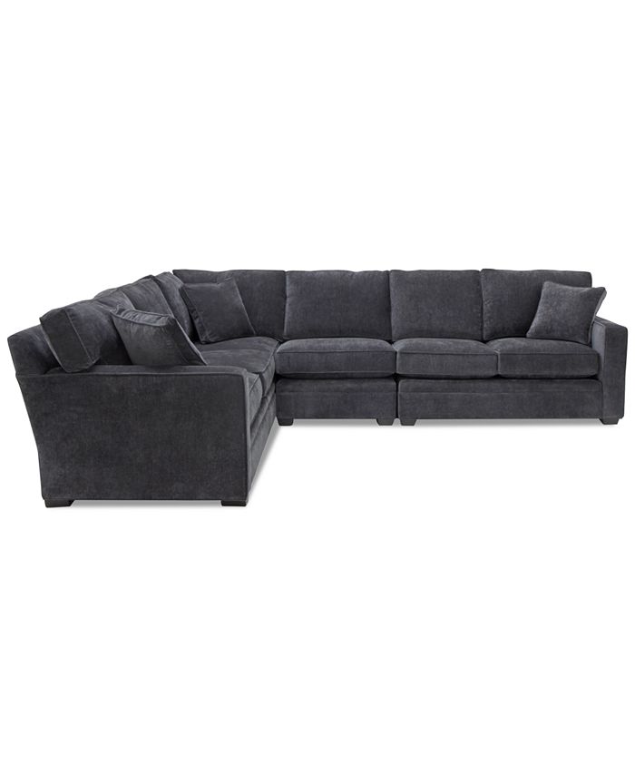 Furniture - Brekton 3-Pc. Fabric Sofa Return