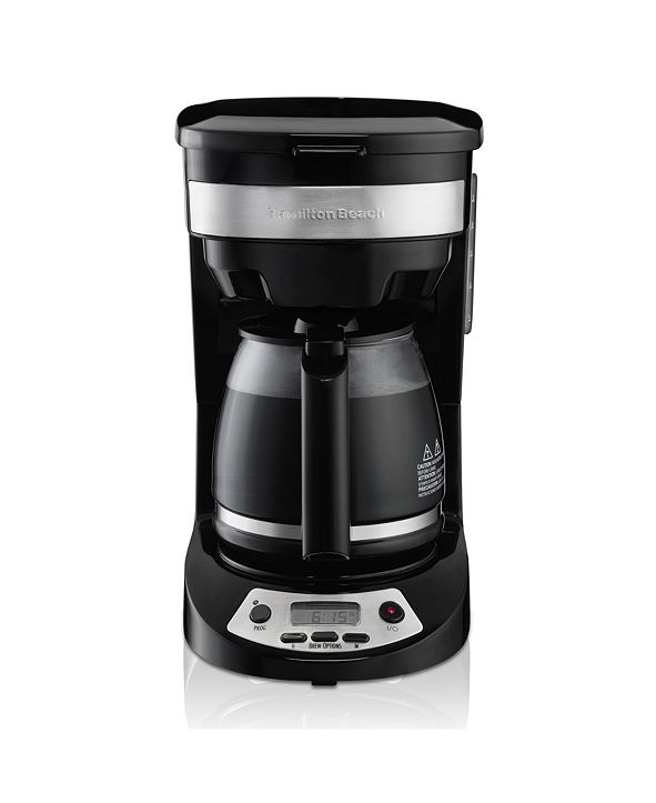Hamilton Beach 12 cup Programmable Coffee Maker & Reviews Small