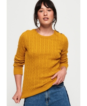 image of Superdry Croyde Cable Knit Pullover Sweater