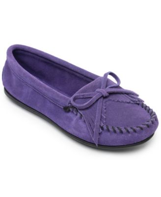 purple minnetonka moccasins