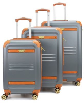 V19.69 Italia Retro 3 Piece Expandable Hard Spinner Luggage Set - Macy's