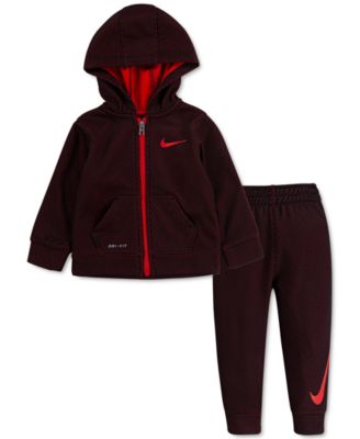 toddler boy nike zip hoodie & jogger pants set