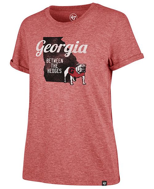 47 Brand Women S Georgia Bulldogs Regional Match Triblend T Shirt Reviews Sports Fan Shop By Lids Men Macy S