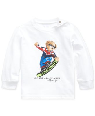 Polo Ralph Lauren - Baby Boys Snowboard Bear Cotton T-Shirt