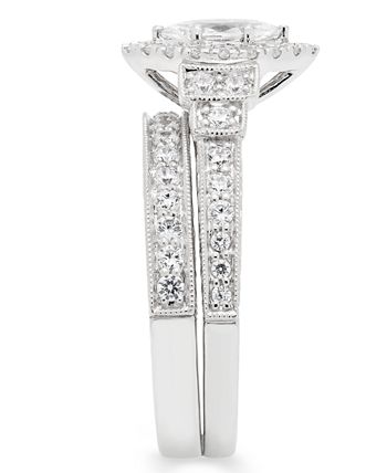 Macy's - Certified Diamond (1 ct. t.w.) Bridal Set in 14k White Gold