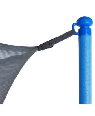 Upperbounce Trampoline Enclosure Set to fit 10' Round Frames, for 2 or 4 W-Shaped Legs -Set Includes: Net, Poles and Hardware Only