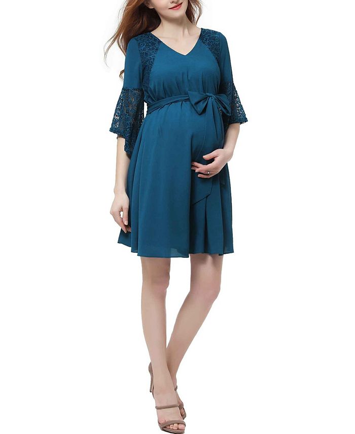 kimi + kai Abbey Maternity Bell Sleeve Dress & Reviews - Dresses ...