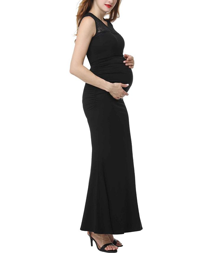 kimi + kai Tilda Maternity Lace Trim Mermaid Maxi Dress & Reviews ...