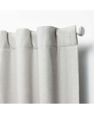 Waller Silver Total Blackout, Back Tab and Rod Pocket Singel Curtain Panel