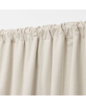 Sallie Total Blackout, Back Tab and Rod Pocket Single Curtain Panel