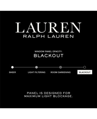 Sallie Total Blackout, Back Tab and Rod Pocket Single Curtain Panel