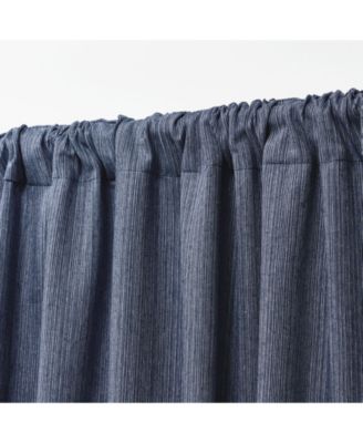 Sallie Total Blackout, Back Tab and Rod Pocket Single Curtain Panel